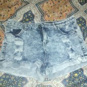 2/$10 acid Wash Shorts